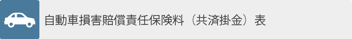 自動車損害賠償責任保険保険料（共済掛金）表